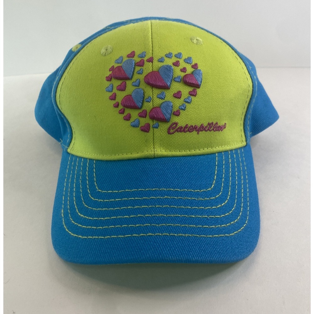 Caterpillar CAT‎ Equipment Blue/green/ Purple Cap/Hat- Adjustable Back